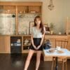 每天都穿~ 自制款厚实微弹时髦极简剪裁A字西装裤 高级灰 Naomi HW Shorts in Dark Grey