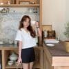 每天都穿~ 自制款厚实微弹时髦极简剪裁A字西装裤 高级灰 Naomi HW Shorts in Dark Grey