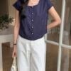秒变筷子腿~ 重磅高克重弹力高腰直筒长裤 Viviana HW Long Pants in Black