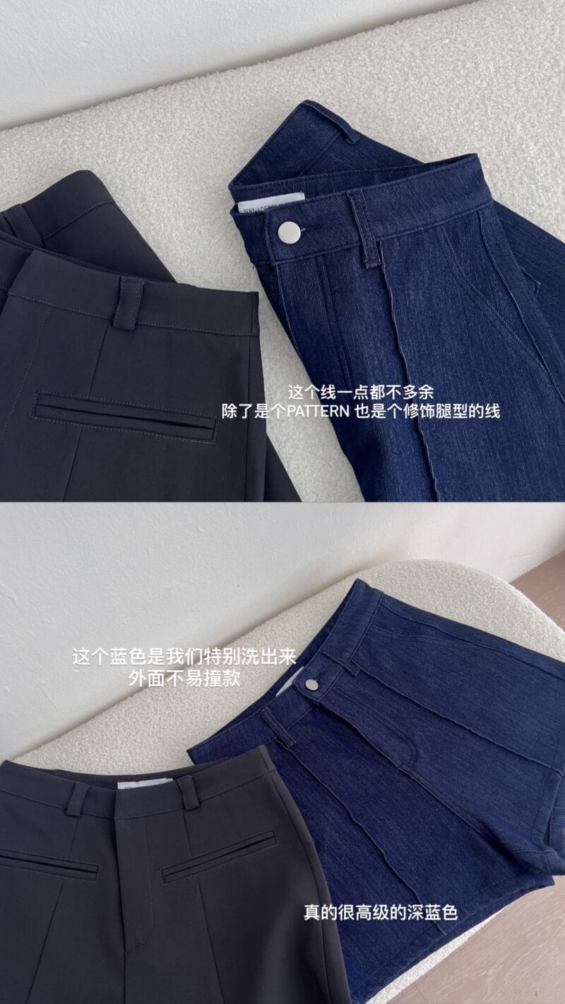 每天都穿~ 自制款厚实微弹时髦极简剪裁A字西装裤 高级灰 Naomi HW Shorts in Dark Grey