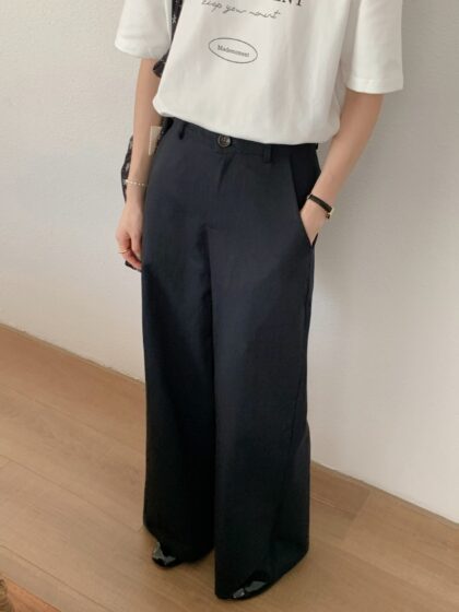 美术生~ 假两件裙裤丝滑西装裤子 Art Comfy Pants
