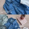 美式牛仔~ 经典洗水重磅廓形牛仔外套 - Image 8