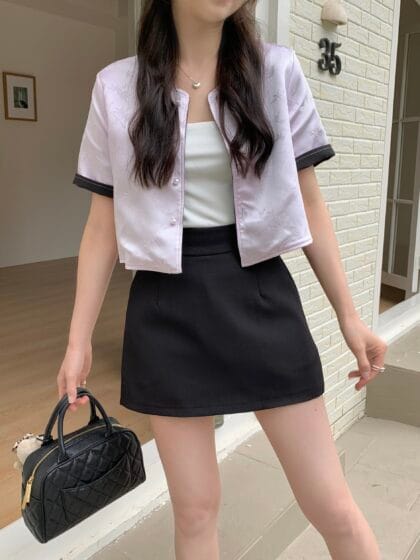 5kg神裤裙 2.0~ 厚实遮小腹显瘦裤裙 -5kg skorts 2.0 in Black