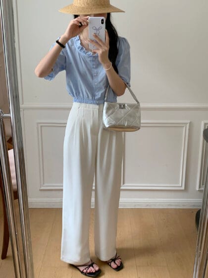 重磅西裤~ 自制款厚实显瘦百搭西裤 (卡其驼色)