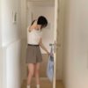 天天都能穿升级版~ 丝滑西装高腰短裤 *附送质感腰带* (气质杏)