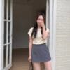 5kg神裤裙 2.0~ 厚实遮小腹显瘦裤裙 -5kg skorts 2.0 in Black