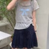 蝴蝶时光~ 真两件气质蝴蝶结上衣