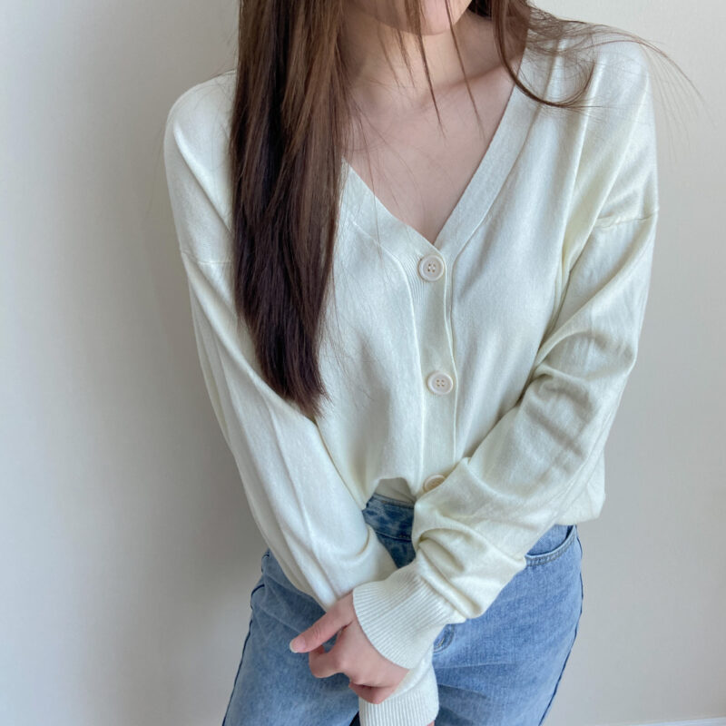 Cotton Candy Comfy Cardigan 宽松版棉花糖软糯开衫 (Blue)