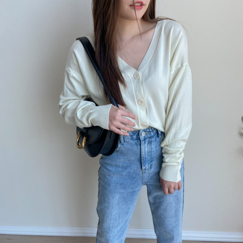 Cotton Candy Comfy Cardigan 宽松版棉花糖软糯开衫 (Blue)