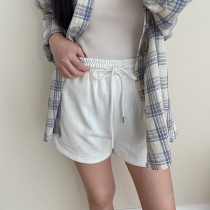7 days Casual Shorts 日常棉质白色休闲短裤