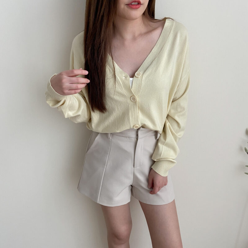 Cotton Candy Comfy Cardigan 宽松版棉花糖软糯开衫 (Blue)