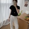 Lexi Basic Tee 经典小飞袖~ 立体廓形遮肉显瘦Tee (5 colours) - Image 4