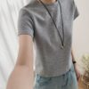 Lexi Basic Tee 经典小飞袖~ 立体廓形遮肉显瘦Tee (5 colours) - Image 3