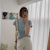 Lexi Basic Tee 经典小飞袖~ 立体廓形遮肉显瘦Tee (5 colours) - Image 30