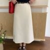 百搭嘉宾~ 百搭基础高腰半裙 (附送腰带) 黑色 | Arrie HW Skirt with Belt in Black - Image 9
