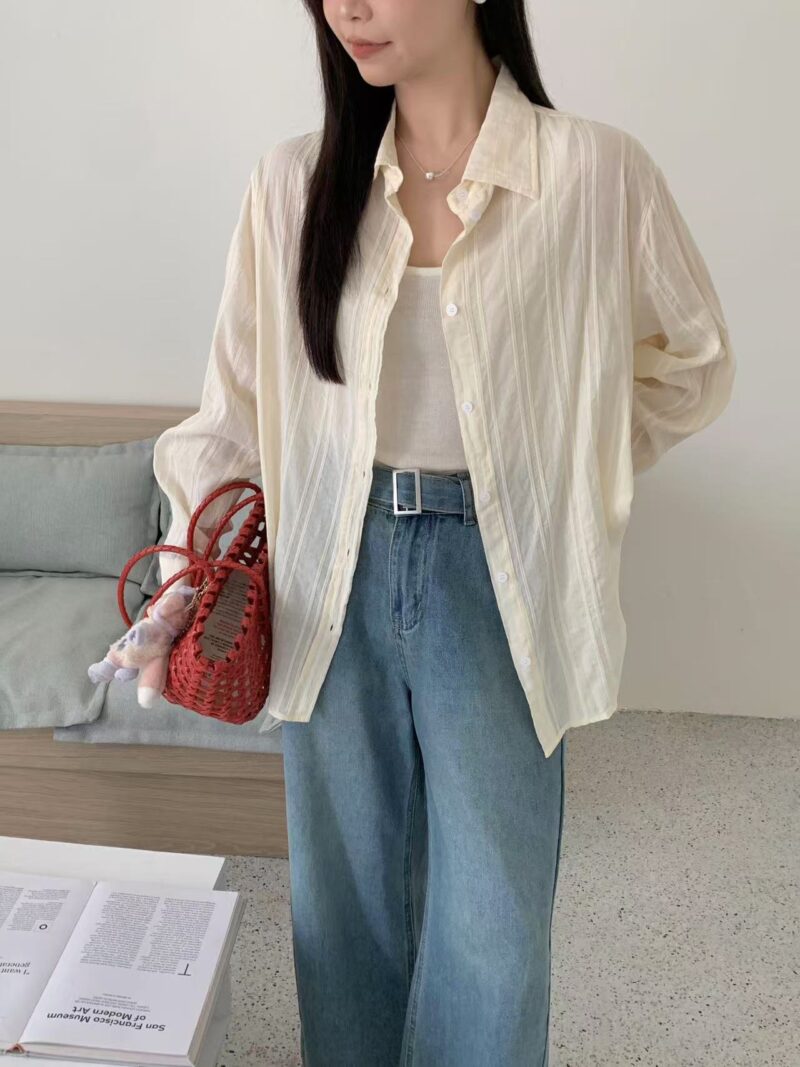 修腿滤镜~ 遮跨遮肉高腰直筒牛仔裤 深蓝明线 | Josie HW Jeans in Dark Blue - Image 11