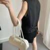 曲线~ 斜纹厚质感马甲 (奶白) | The Twill Vest (Cream) - Image 9