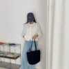 柔光轻洒~ 轻盈宽松个性外套 (白色) | Lightweight & Relaxed Fit (White) - Image 8