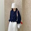 柔光轻洒~ 轻盈宽松个性外套 (白色) | Lightweight & Relaxed Fit (White) - Image 5