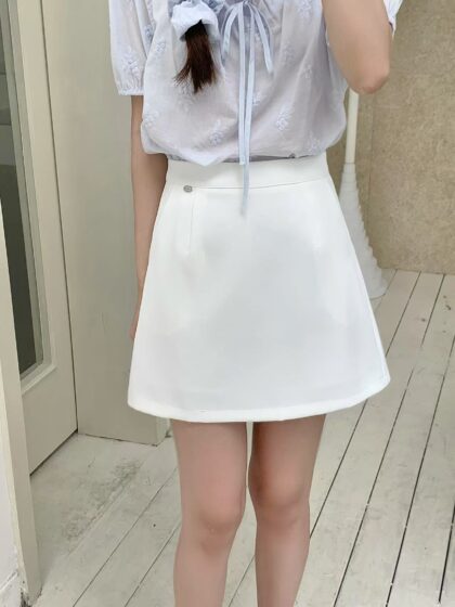 一定需要~ 基础款百搭日常半裙 白色 | Daily Essential Skirt in White