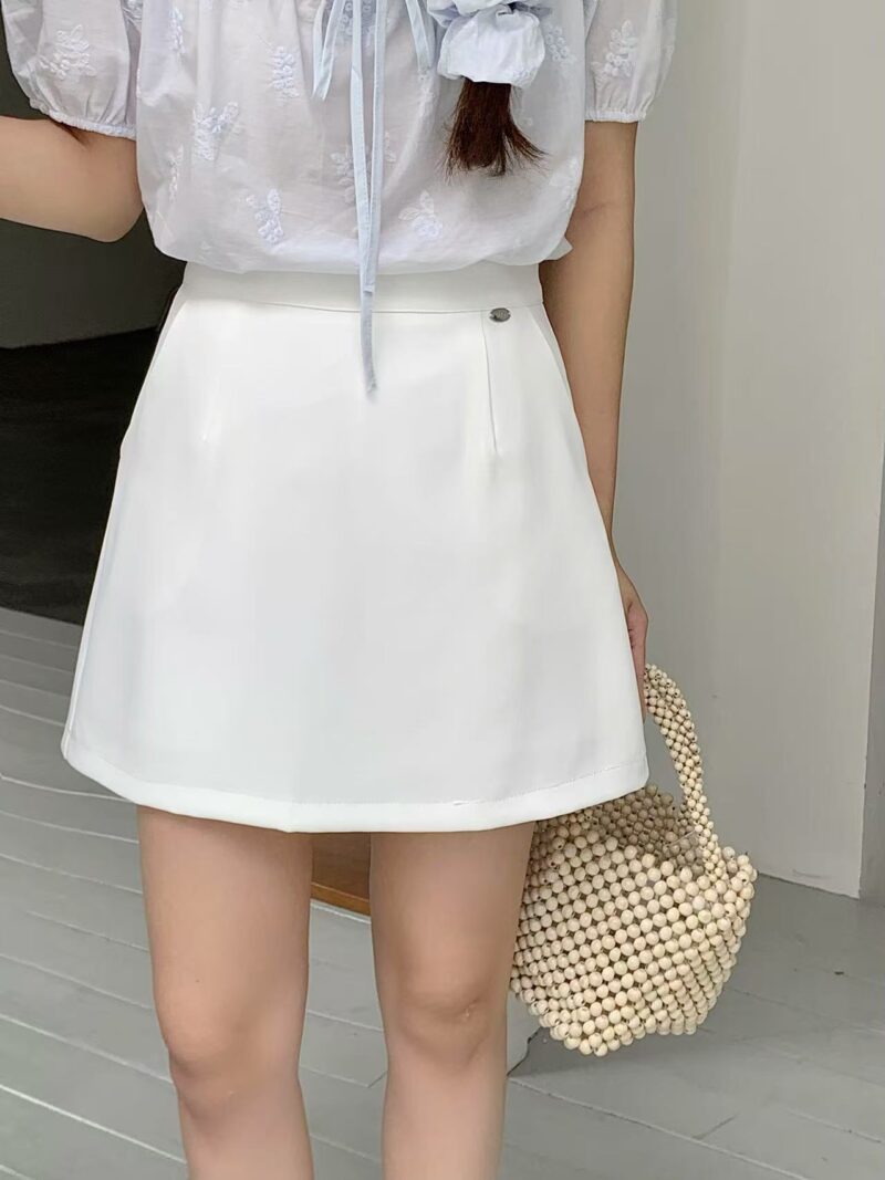 一定需要~ 基础款百搭日常半裙 白色 | Daily Essential Skirt in White - Image 6