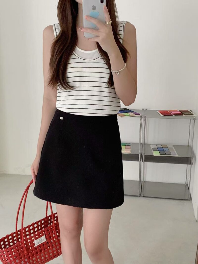 一定需要~ 基础款百搭日常半裙 白色 | Daily Essential Skirt in White - Image 2