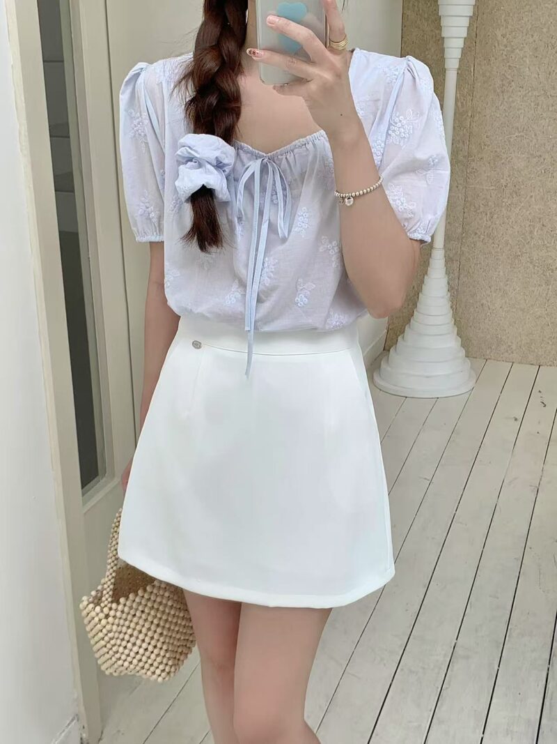 一定需要~ 基础款百搭日常半裙 白色 | Daily Essential Skirt in White - Image 3