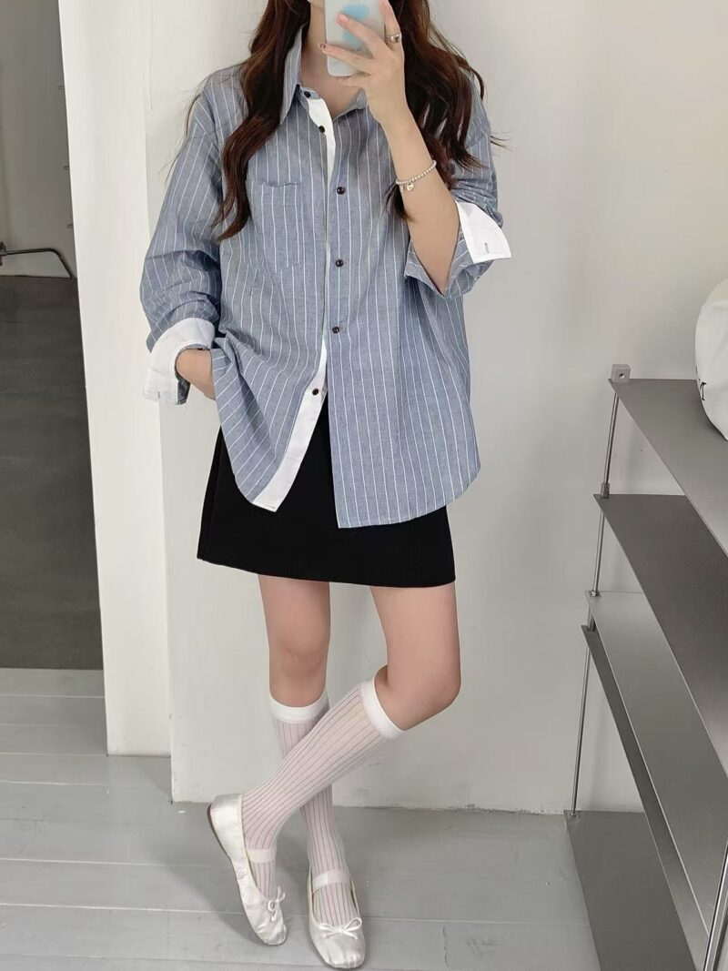 Mila Blouse Singlet Set (2 colours) - Image 3