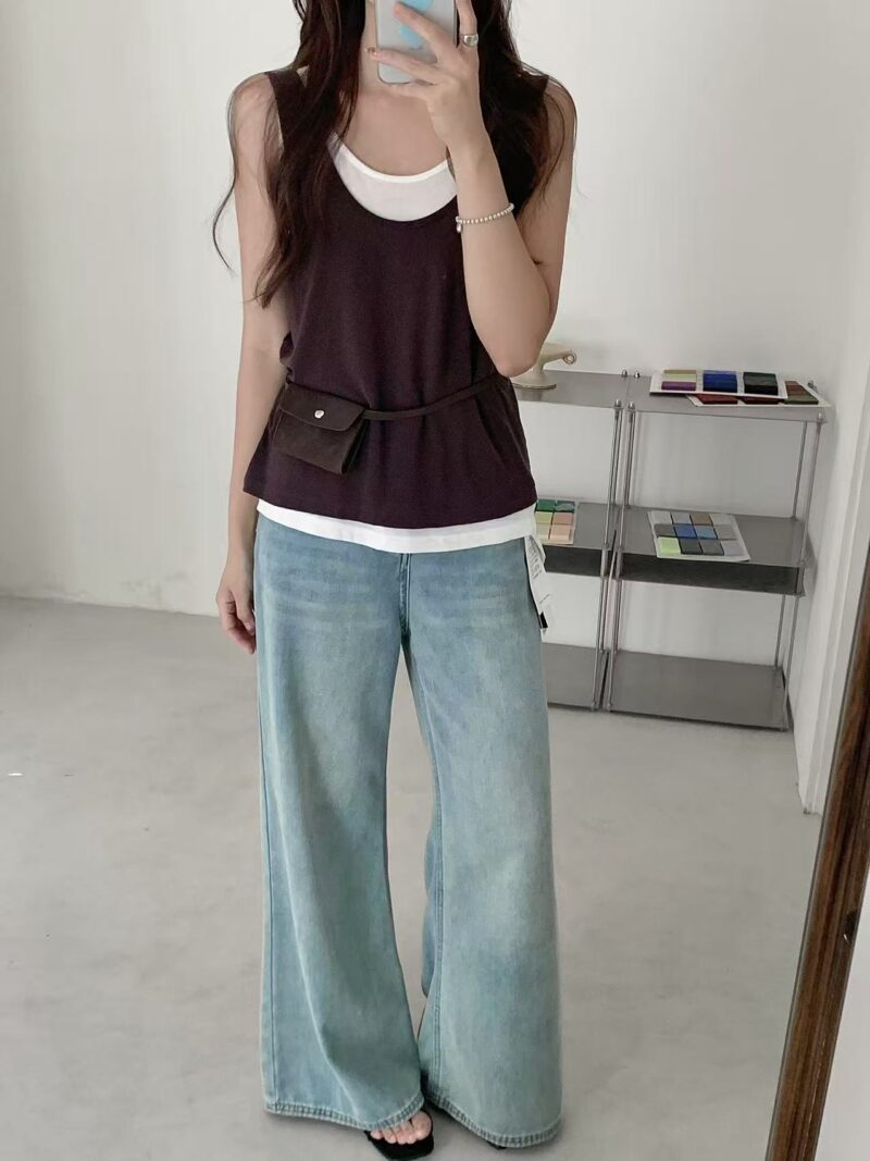 Tencel Cooling Double-Layer Tank Top - Image 4