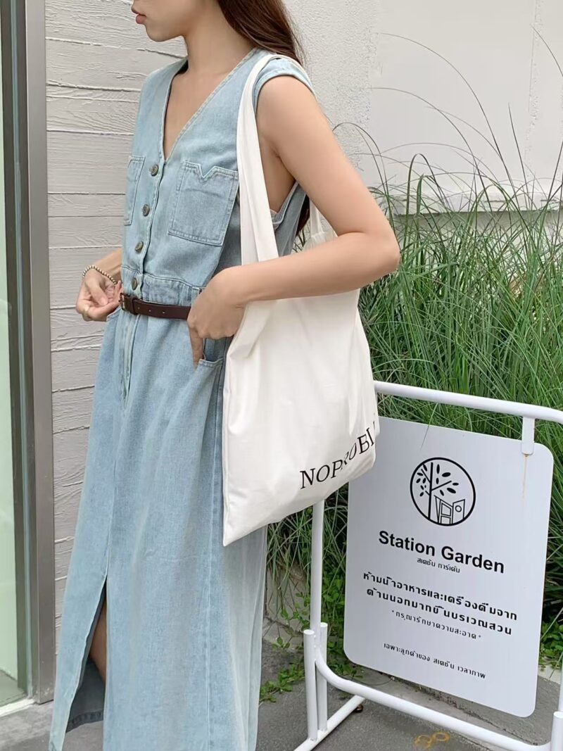 Lazy Noon Denim Midi Dress - Image 6