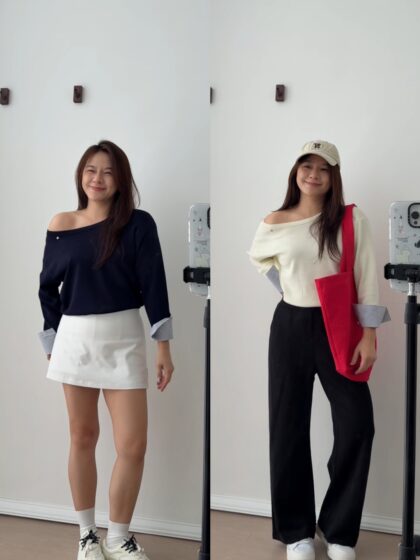Nancy Knit Long Sleeve Top (2 colours)