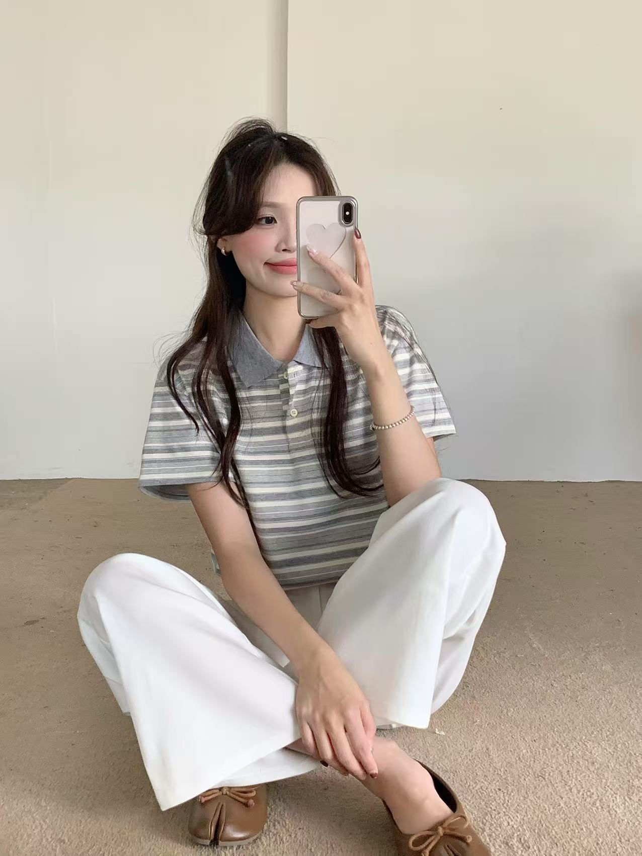 Retro Vintage Boyfriend Striped Tee