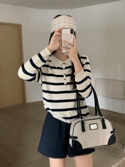 Cozy Knit Long Sleeve Top (Oat)