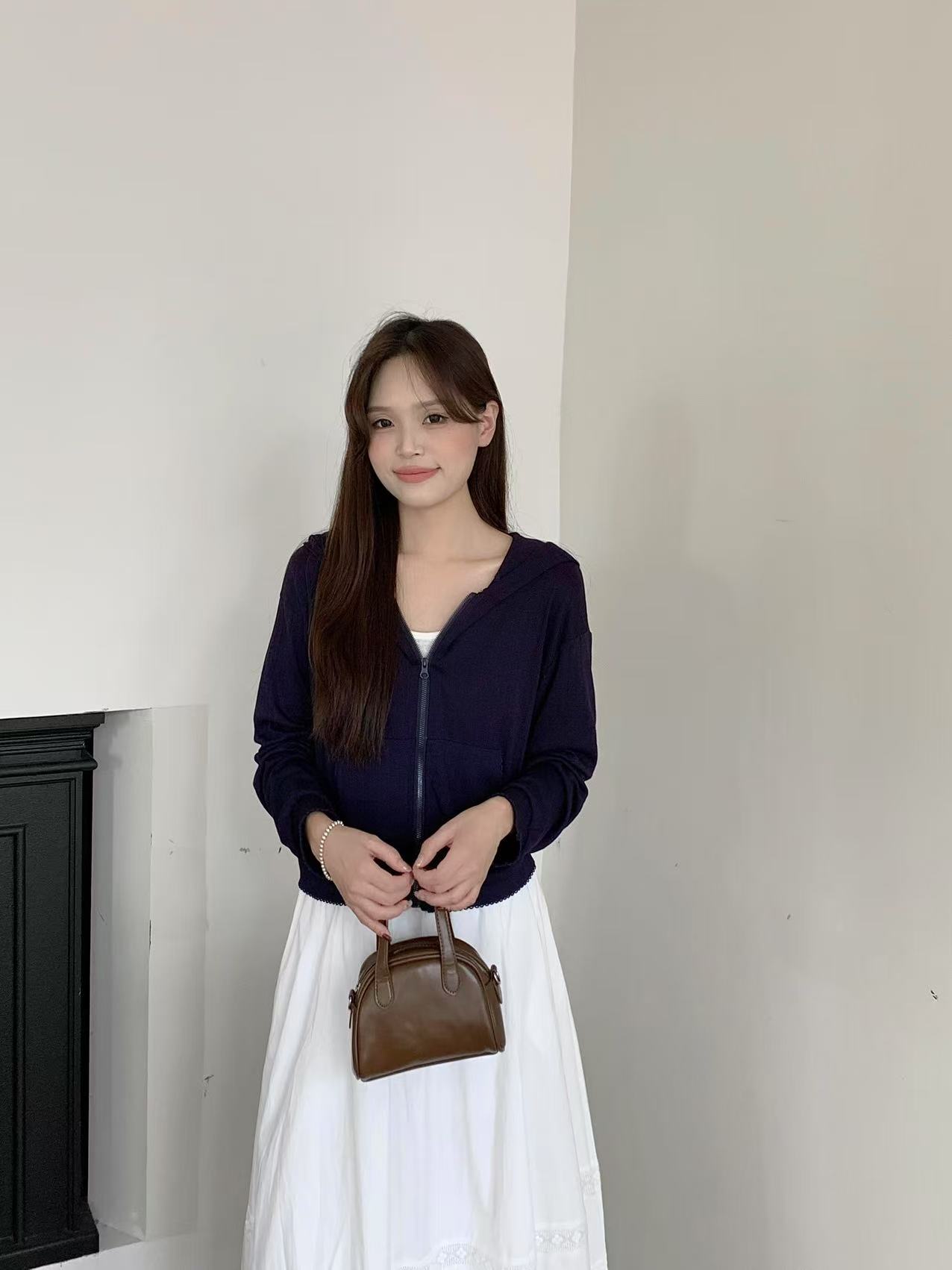 Soft Layer Hooded Jacket (Beige) - Image 4