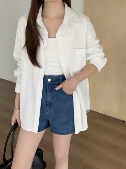 Vintage Label Blouse (4 colours)