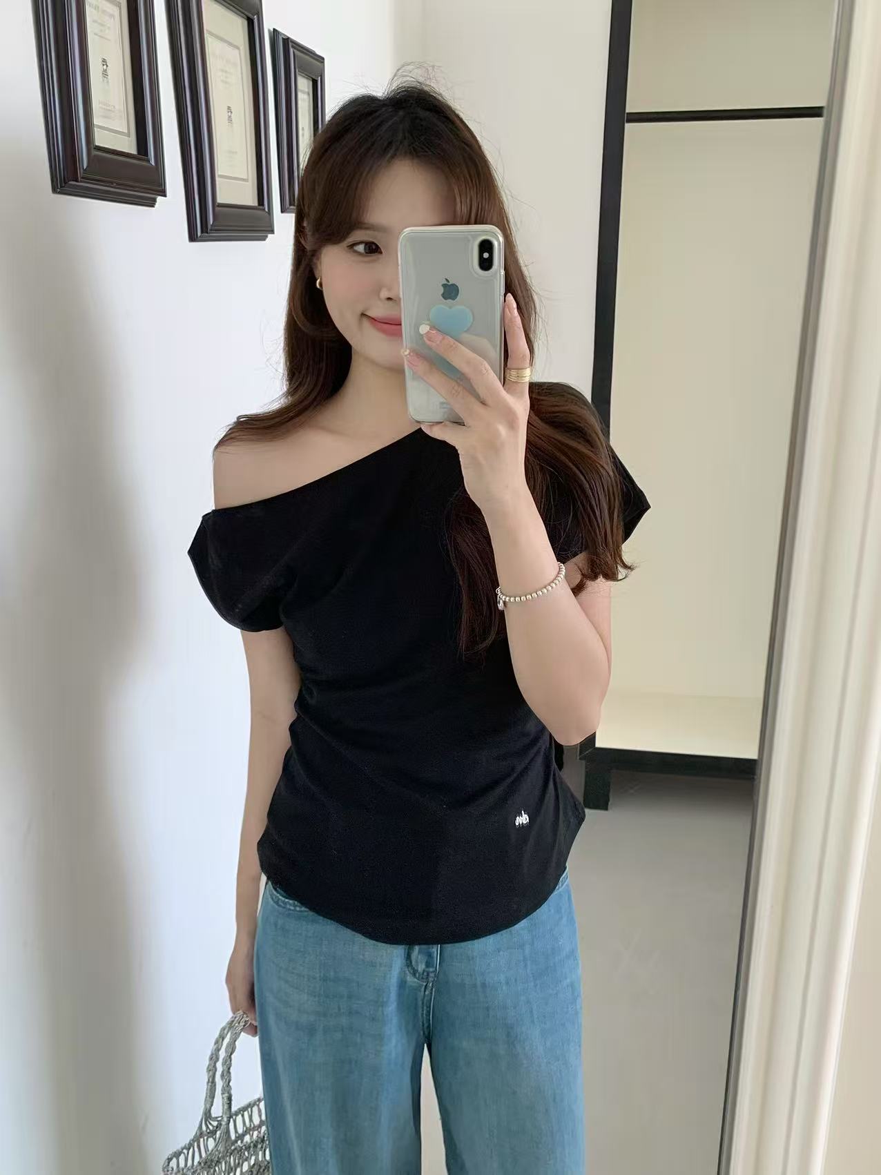 Twisted One-Shoulder Comfy Top (2 colours) - Image 7