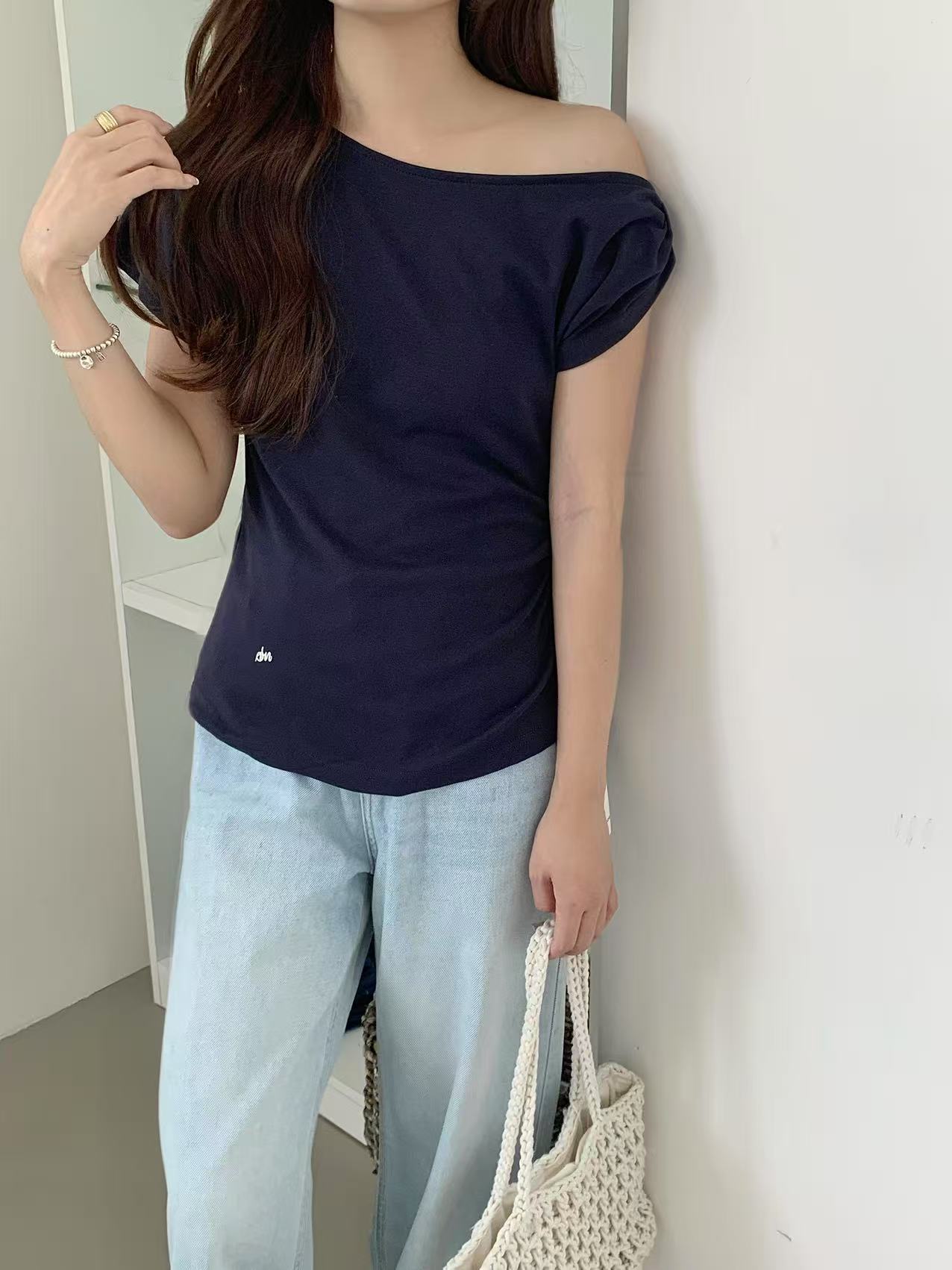 Twisted One-Shoulder Comfy Top (2 colours) - Image 8