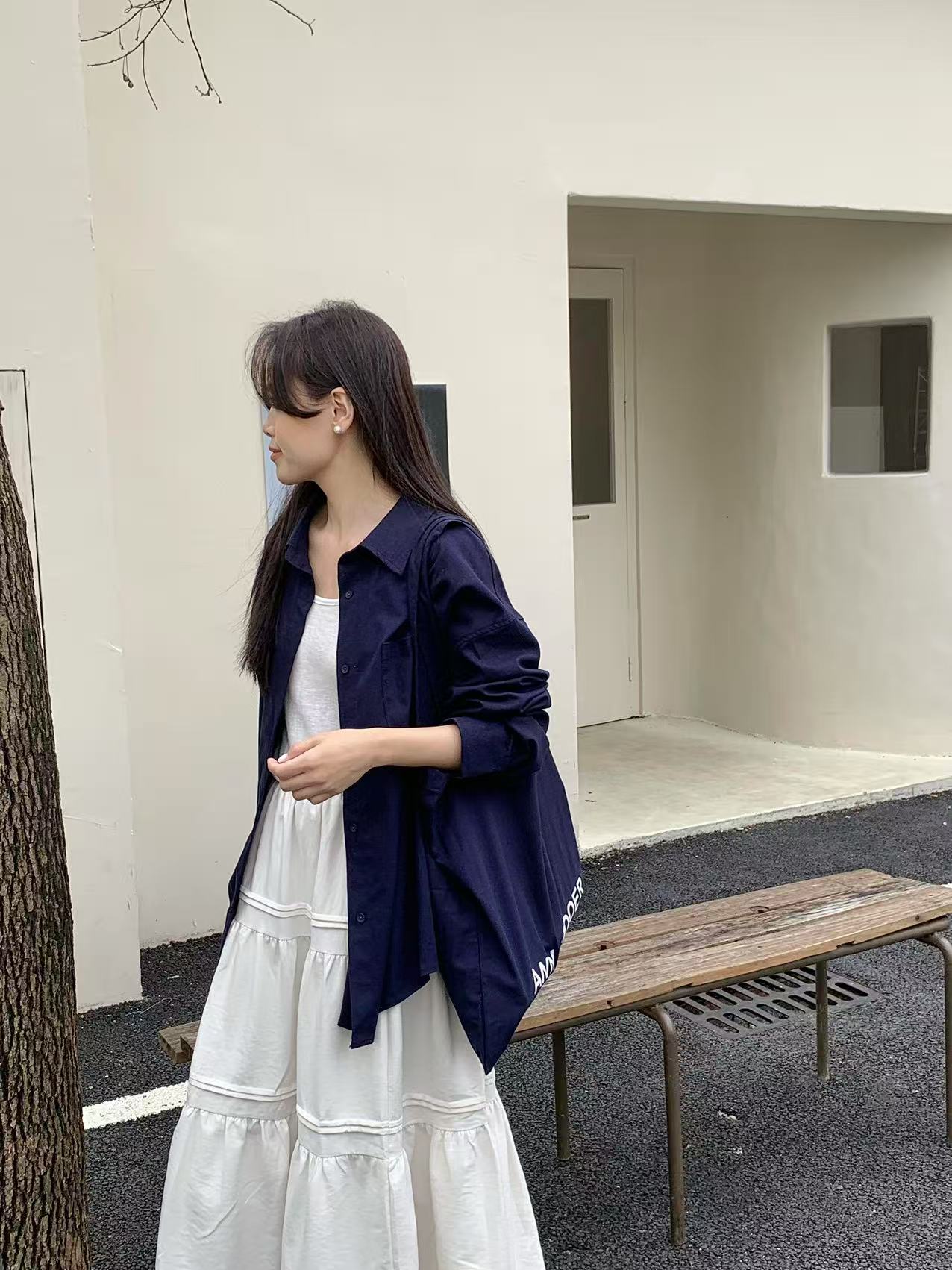 EasyLinen Overshirt + Canvas Carry Set (Green Bean) - Image 9