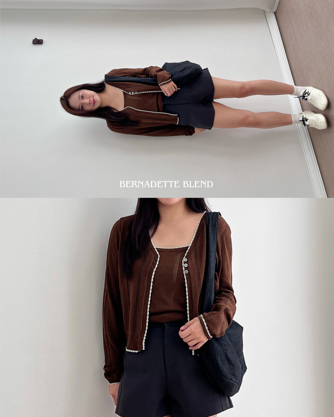 Wave Trim Knit Set (3 colour)