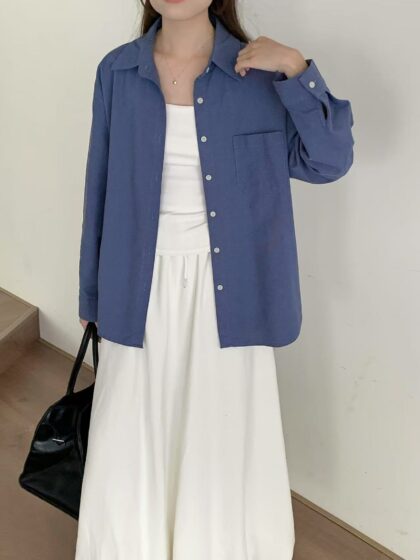 Vintage Label Blouse (4 colours)