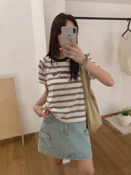 Stripeplay Tee (2 colours)