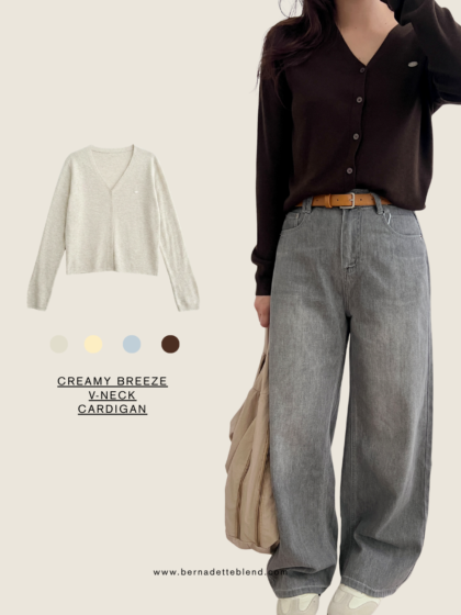 Creamy Breeze V-Neck Cardigan