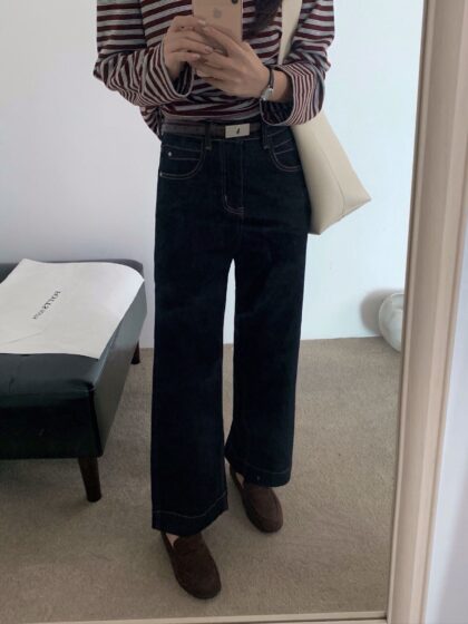[BACKORDER] The Essential Raw Denim Straight Pants