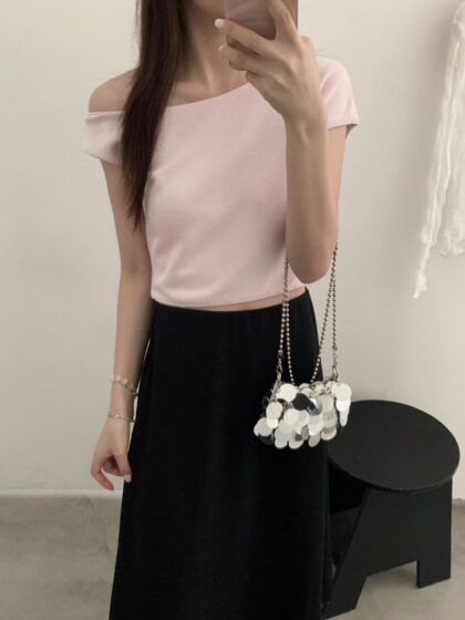 Lush Draped Crop (Lilac Haze)
