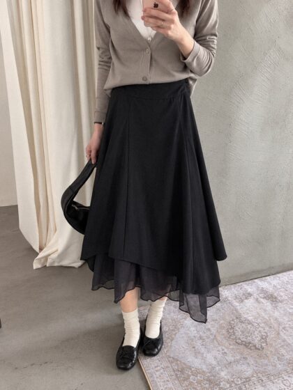 Noir Layered Skirt