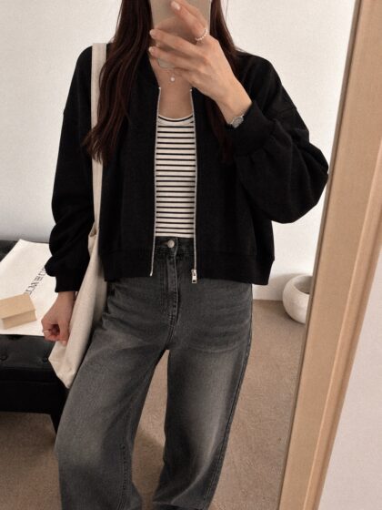 Zip Jacket Set
