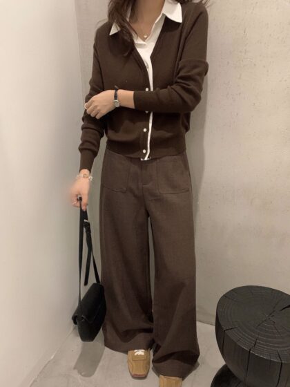 [SPECIAL CARE] The Dean’s List Dual-Tone Cardigan (4 colours)